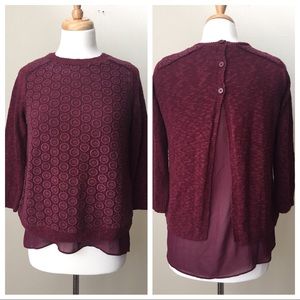 NWOT Lucky Brand Linen Sweater